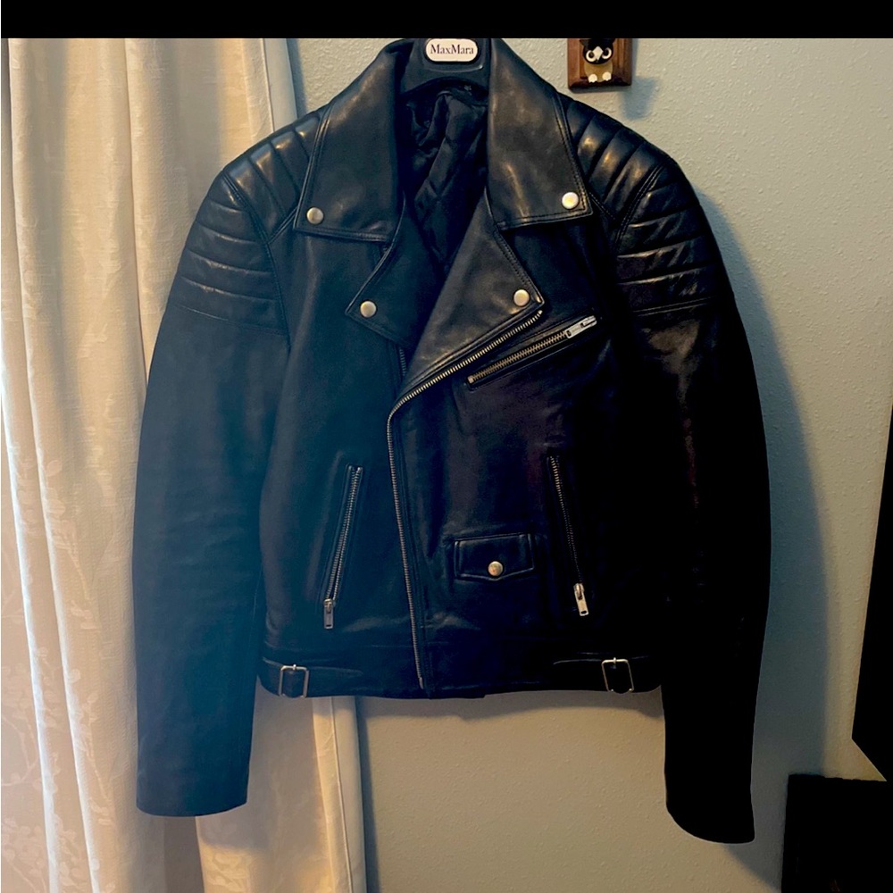 BLK DNM Leather Moto Jacket